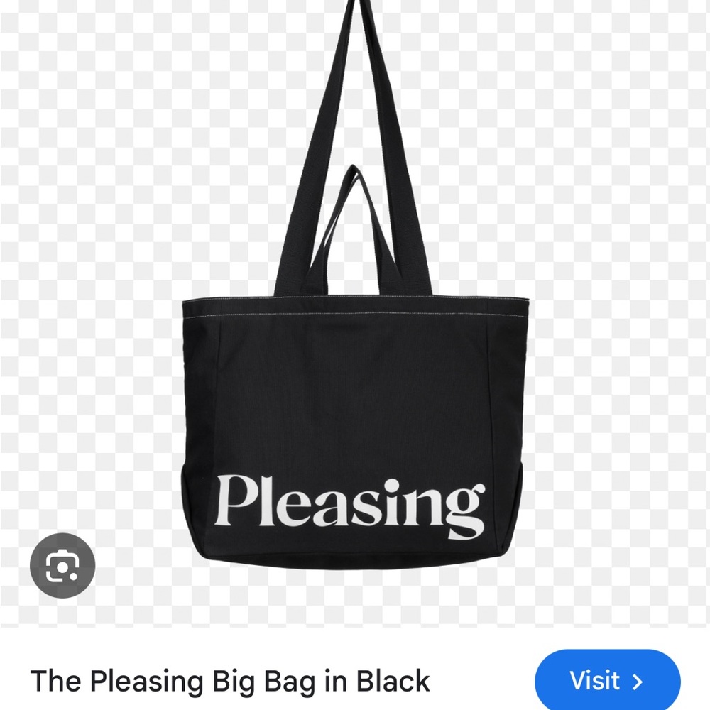 SOLD OUT Pleasing by HARRY STYLES HUGE The Big Bag Tote in Black NWT